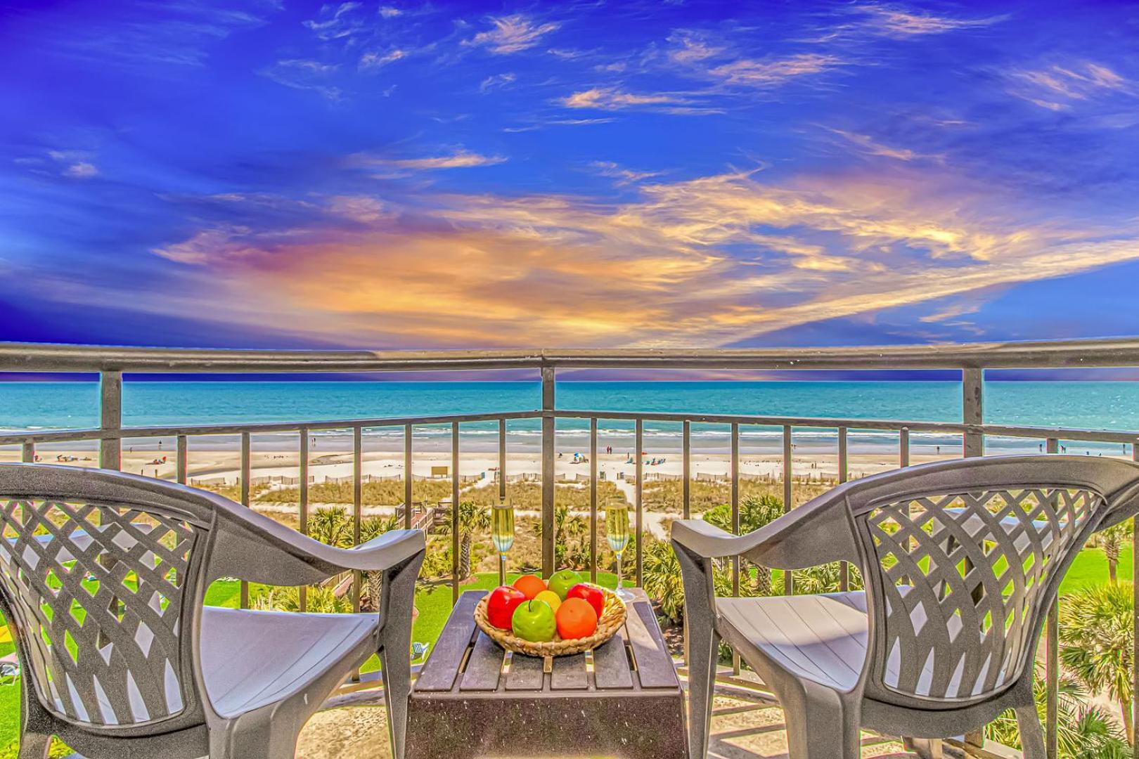 5Th Floor Direct Oceanfront Double Suite Sleeps 6 Meridian Plaza 503 Миртъл Бийч Екстериор снимка