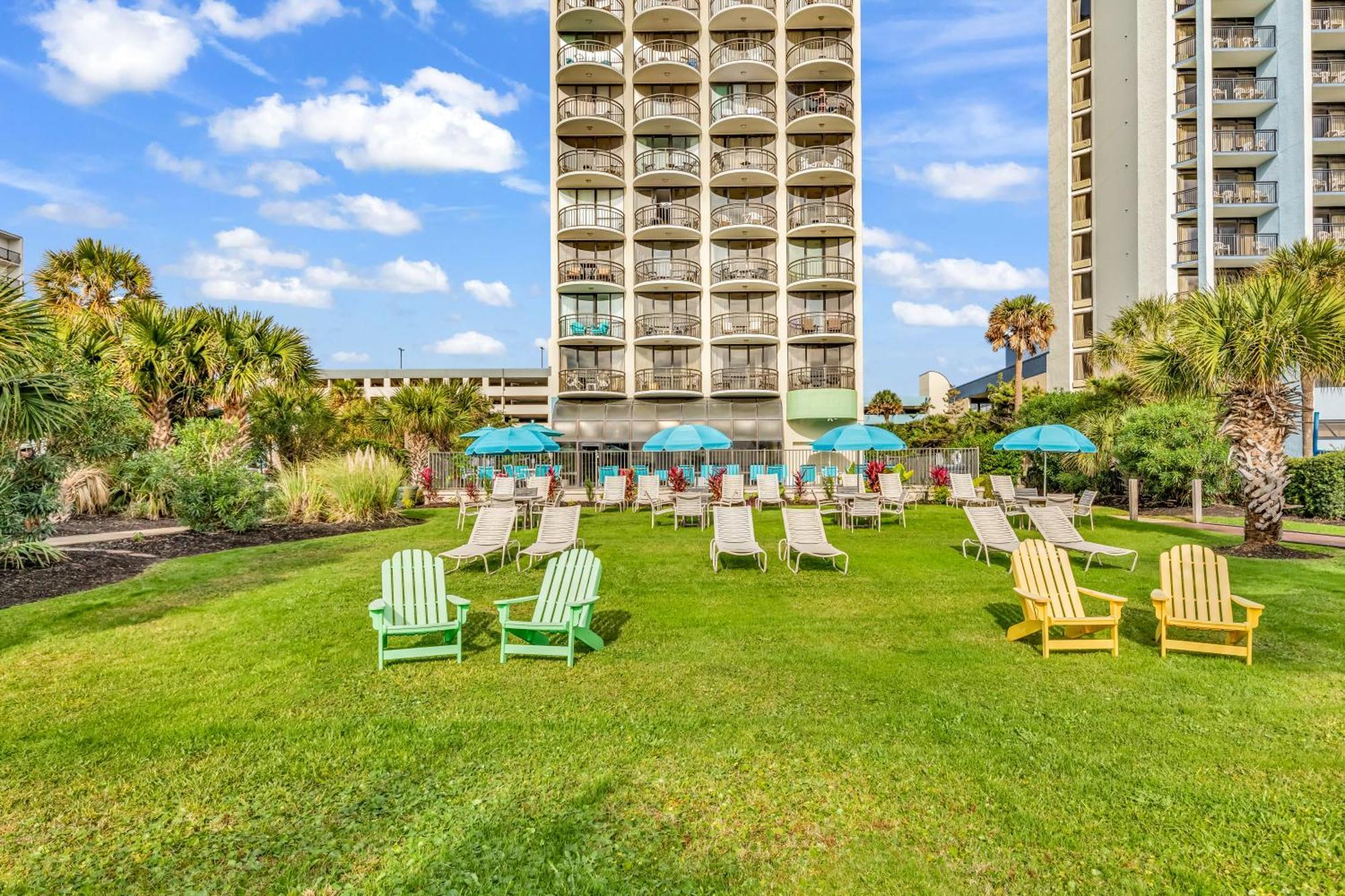 5Th Floor Direct Oceanfront Double Suite Sleeps 6 Meridian Plaza 503 Миртъл Бийч Екстериор снимка