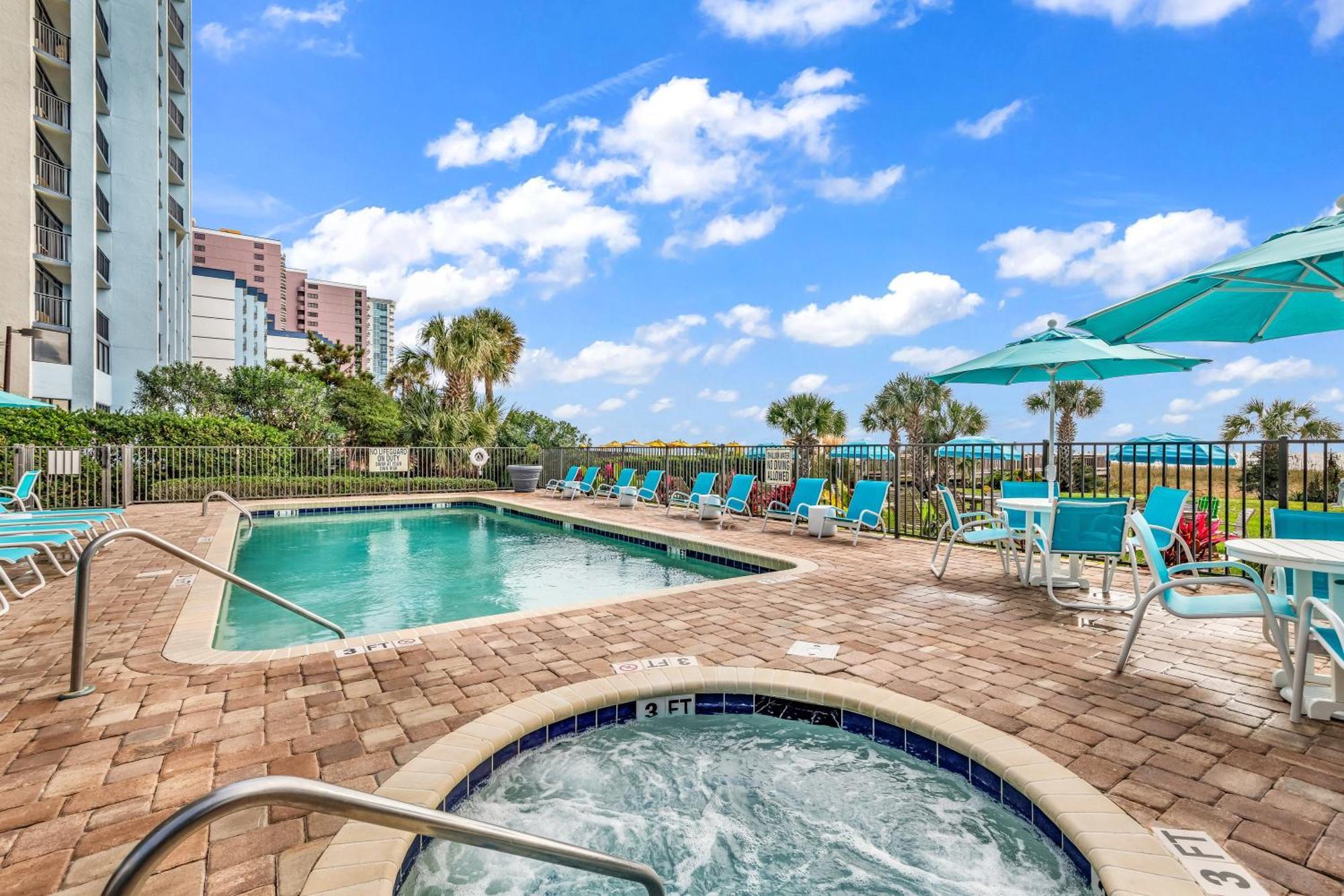 5Th Floor Direct Oceanfront Double Suite Sleeps 6 Meridian Plaza 503 Миртъл Бийч Екстериор снимка